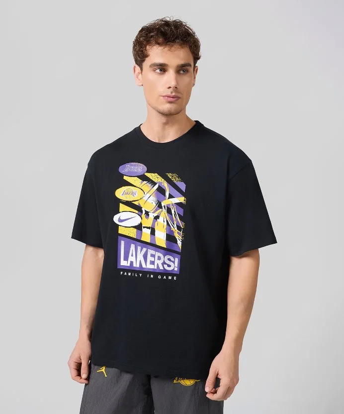 Resim Nike Los Angeles Lakers Courtside T-Shirt