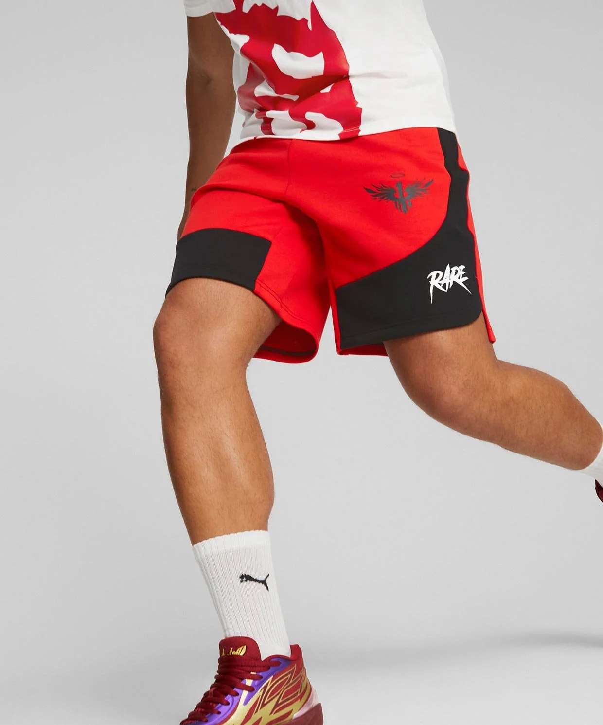 Resim Puma X Melo Dime Short  Red