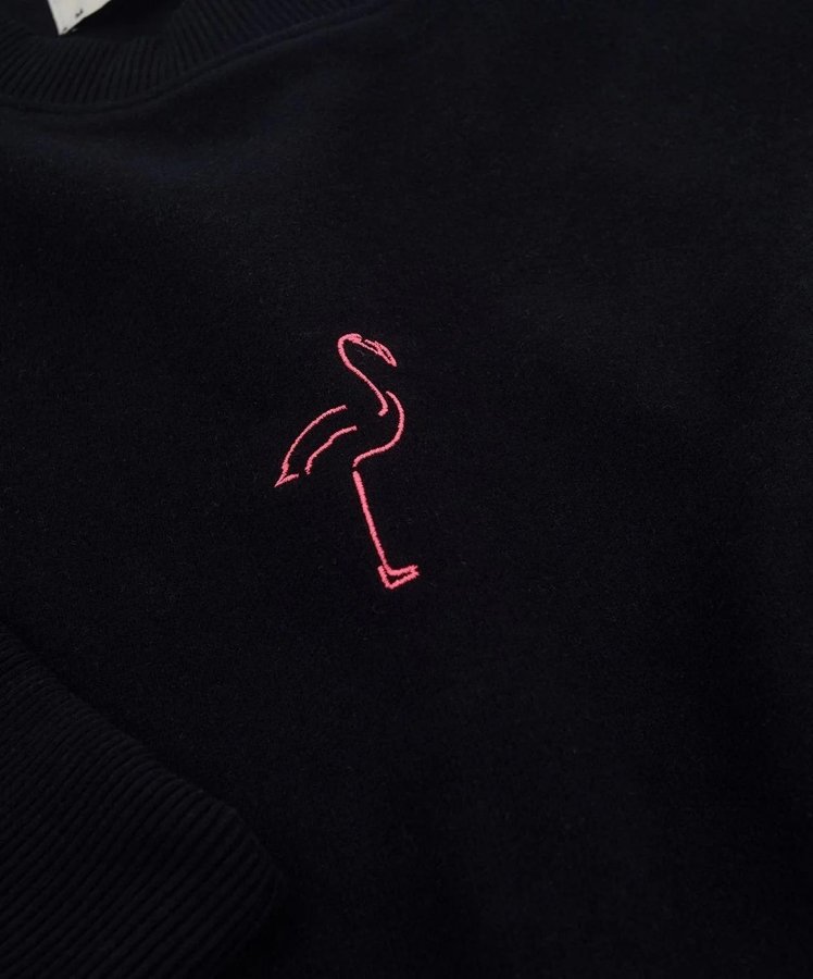 Resim WWF Flamingo Crop Sweatshirt