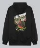 Resim Freedom Of Space Basketball Hoodie Black