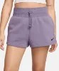 Resim Nike Sportswear Phoenix Fleece High-Waisted Loose Shorts