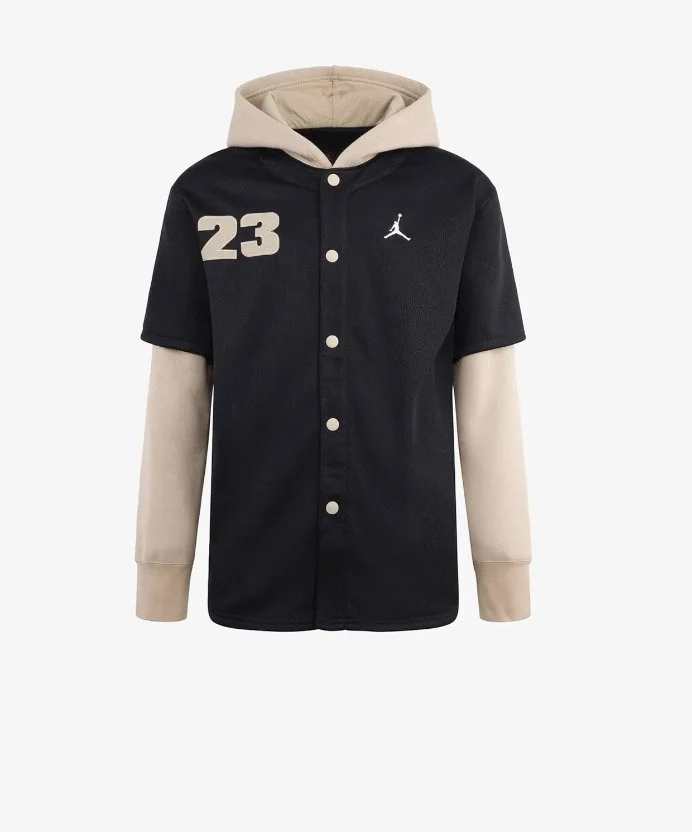 Resim Jordan Hooded Jumpman Baseball Pullover