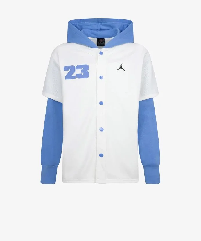 Resim Jordan Hooded Jumpman Baseball Pullover