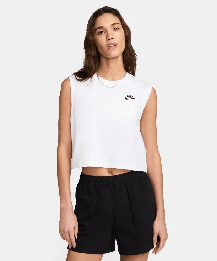 Resim Nike Sportswear Club Sleeveless Cropped Top