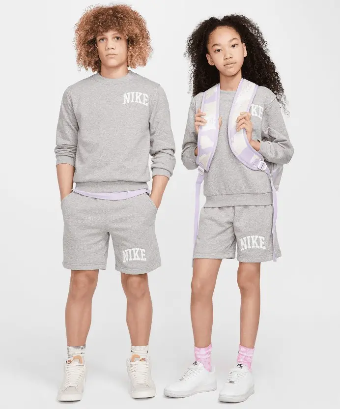 Resim Nike Sportswear Club Big Kids' French Terry Shorts