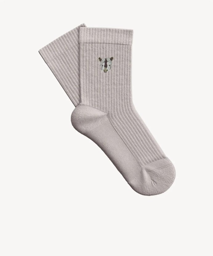 Resim WWF Gergedan Soket Havlu Çorap