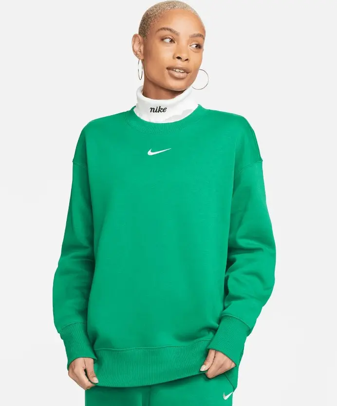Resim Nike Sportswear Phoenix Fleece Oversized Crew-Neck Sweatshirt
