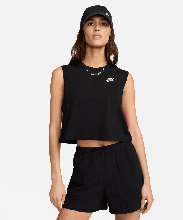 Resim Nike Sportswear Club Sleeveless Cropped Top