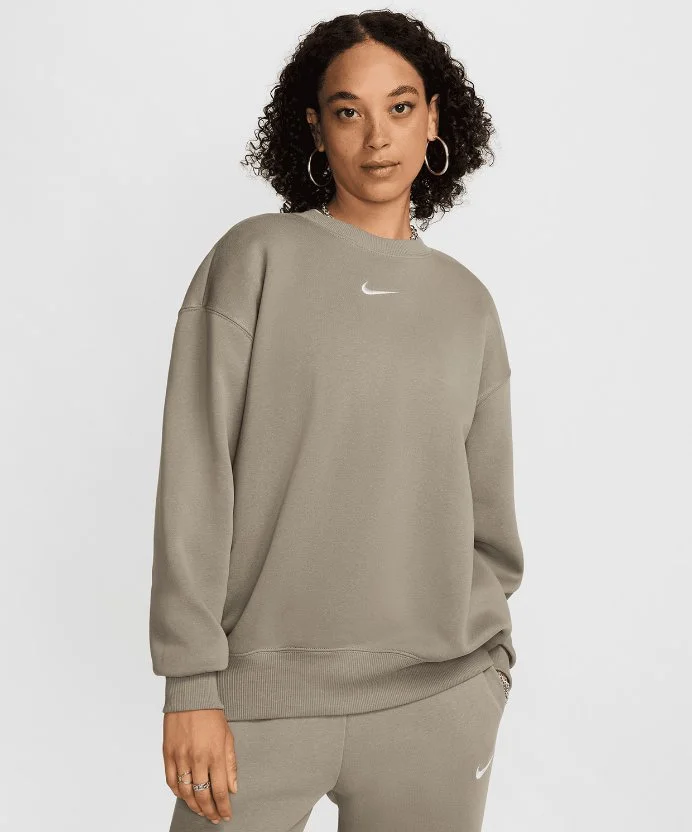 Resim Nike Sportswear Phoenix Fleece Oversized Crew-Neck Sweatshirt