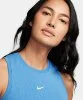 Resim Nike Sportswear Chill Knit Tight Cropped Mini-Rib Tank Top