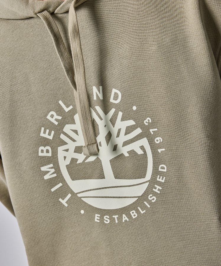 Resim Timberland Refibra Logo Hooded Sweatshirt (Regular Lb)