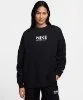 Resim Nike Sportswear Oversized Fleece Crew-Neck Sweatshirt