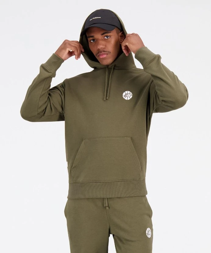 Resim New Balance Hoops Essentials Fundamental Hoodie