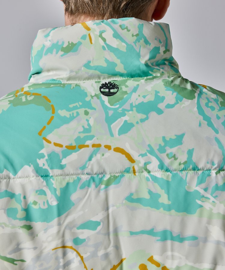 Resim Timberland DWR Ski School Printed Puffer Jacket