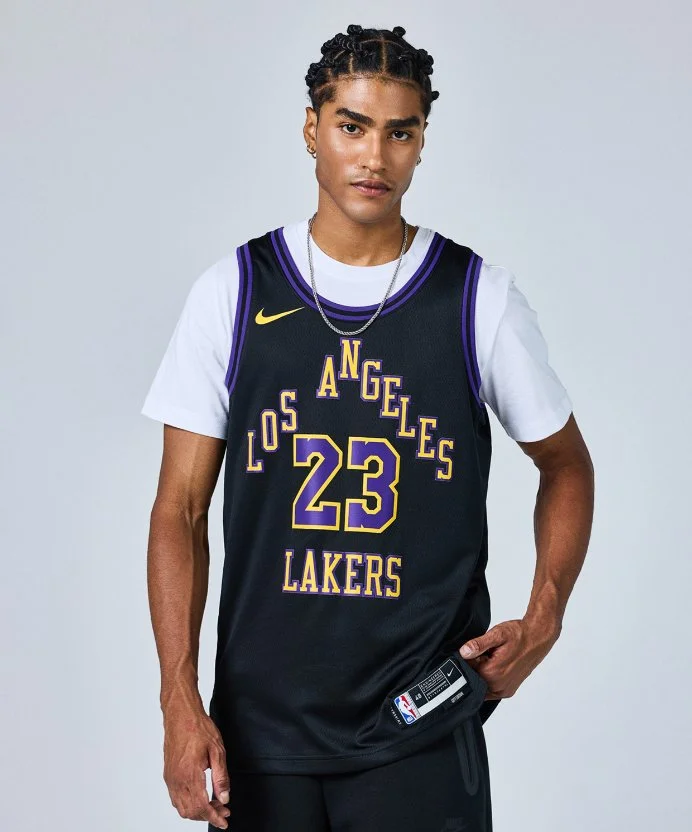 Resim Nike Lebron James Los Angeles Lakers City Edition 2023/24