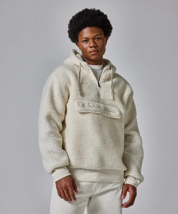 Resim Champion Hooded Half Zip Top