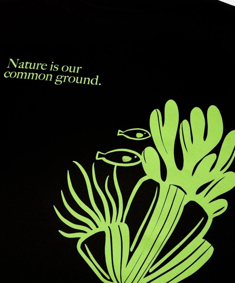Resim WWF Common Ground Oversize Crop T-Shirt
