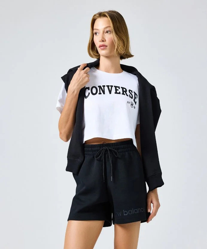 Resim Converse Collegıate Cropped T-Shırt